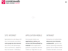 Tablet Screenshot of corsicaweb.fr